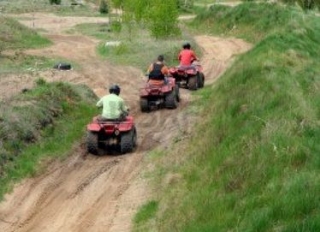 Balades en quad dans le parc